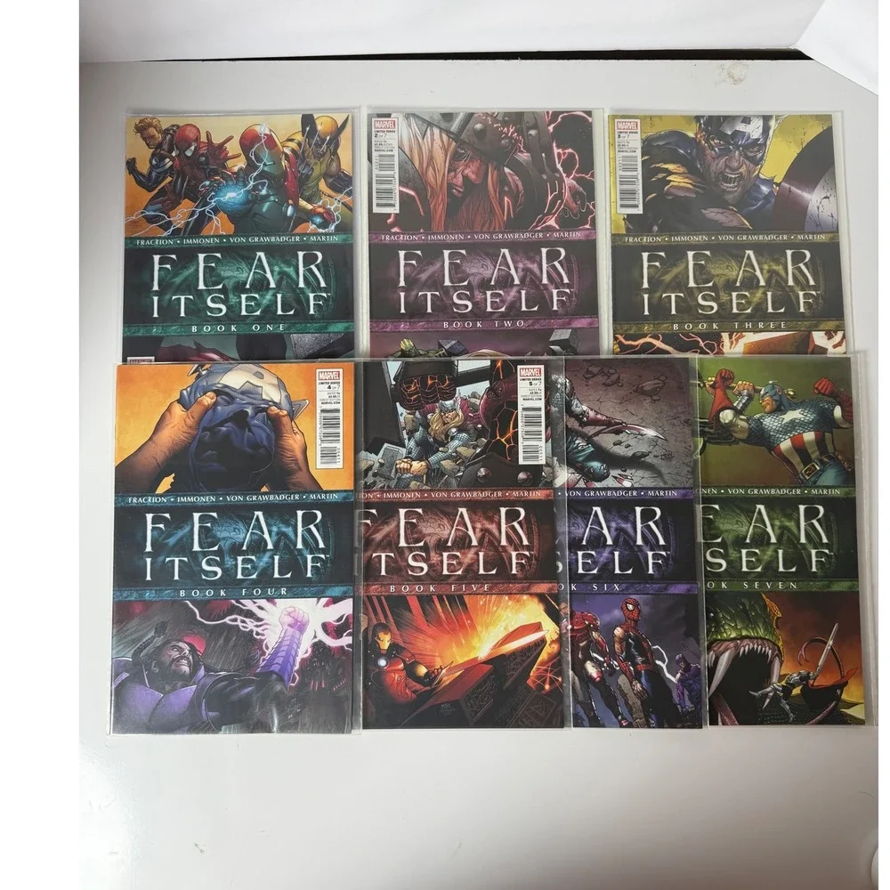 Marvel Fear Itself Complete Series Books 1-7 Matt Fraction Stuart Immonen Lot‎